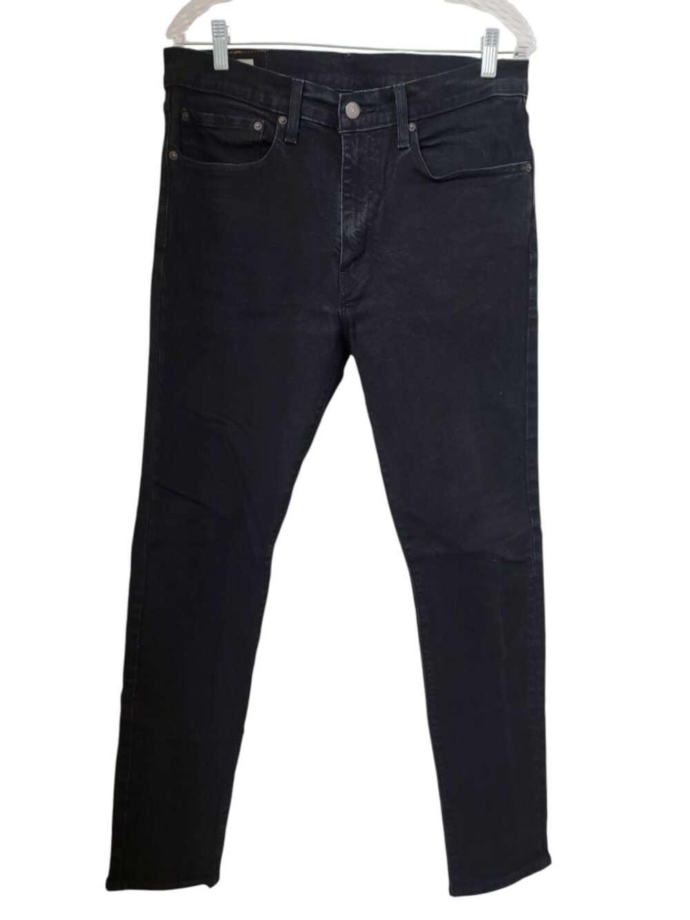 Levi's Size 34x34 Black 512 Slim Tapered Stretch Denim Jeans